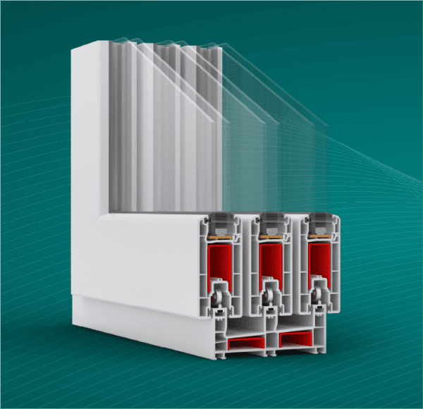 Pvc Parallel Sliding Systems AtmoSlide - Slide system / Sliding uPVC windows and doors