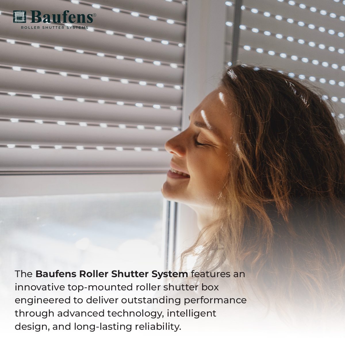 Baufens Roller Shutter Box 23x20 - Compact Dimensions